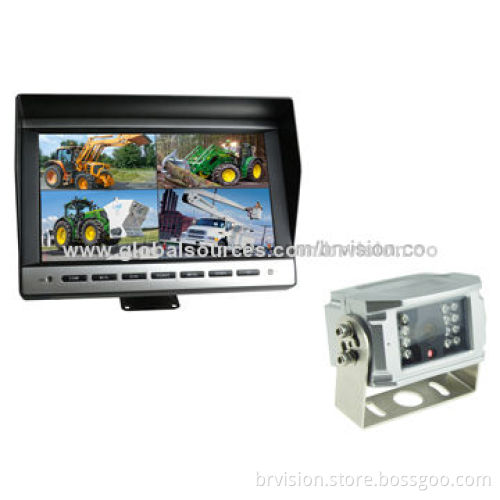 10-inch TFT LCD Rear-view Monitor with Multiple Languages, Sunshade Design, Wide View AngleNew